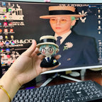 Giftwowo 1PC Handmade Crochet Yarn Doll Keychain, Figurine, Headband, Car Charm, Hair Accessory