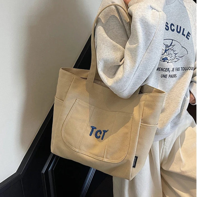 Giftwowo 1PC Lightweight & Stylish Women's Tote, Niche Design Crossbody Bag, Solid Color Shoulder Bag for Outdoor Travel