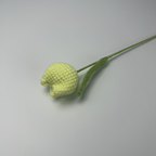 Giftwowo 1PC Chubby Tulip Yarn Flowers – Handcrafted Crochet Tulip Bouquet, Ready-to-Display Handmade Gift, Yarn Flower Arrangement