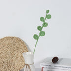 Giftwowo 1PC Eucalyptus Leaves – Handcrafted Yarn Floral Arrangement, Perfect for Living Room & Office Décor, Year-Round Woven Yarn Leaves