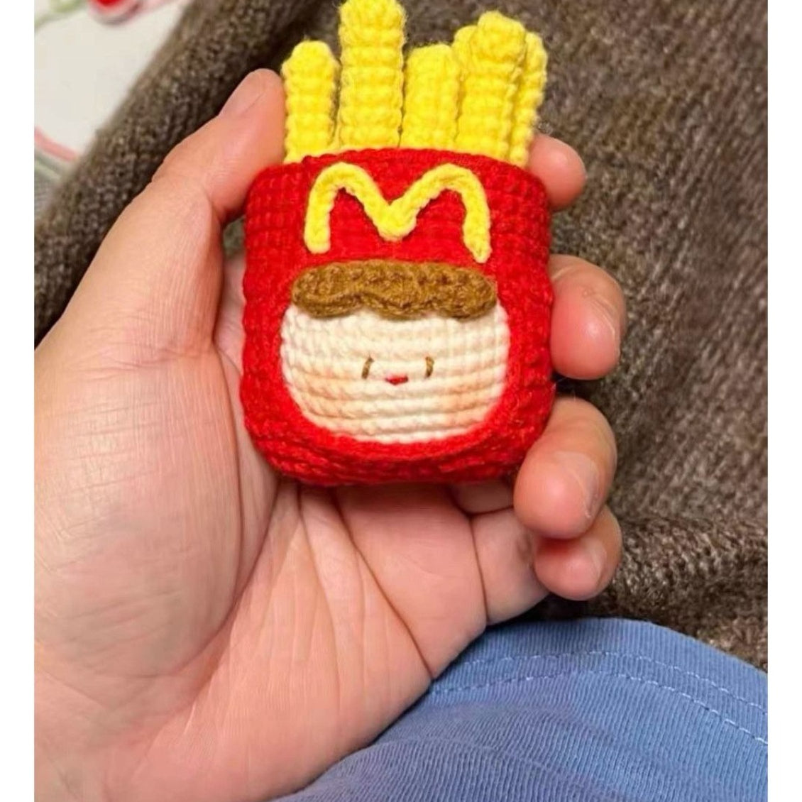 Giftwowo Pom-Pom Yarn Crochet, DIY Handmade Gift for Boyfriend and Girlfriend, Birthday and Qixi Festival, Unique Gift for Girls