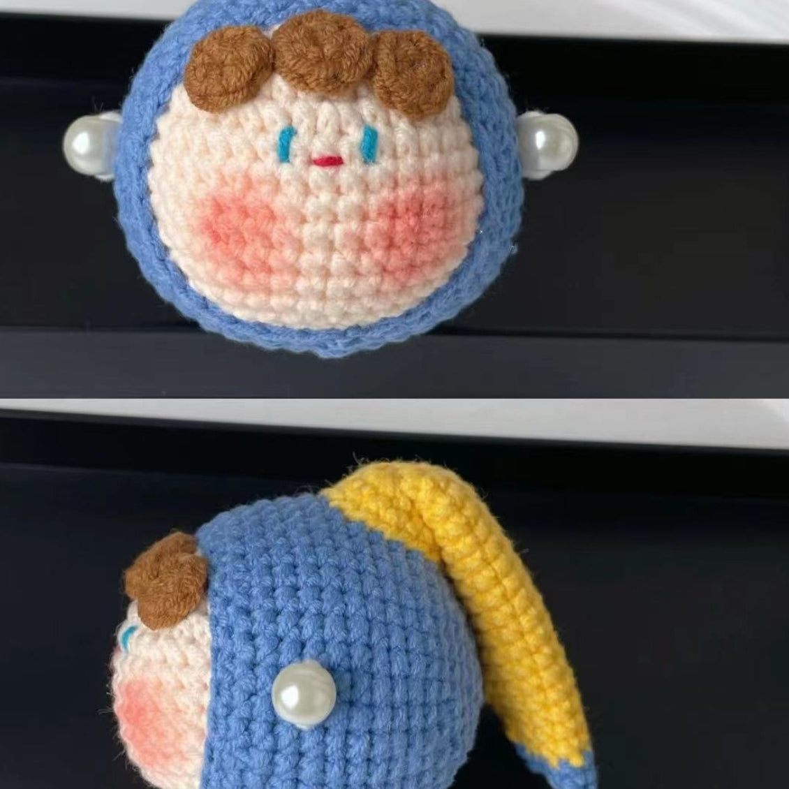 Giftwowo Pom-Pom Yarn Crochet, DIY Handmade Gift for Boyfriend and Girlfriend, Birthday and Qixi Festival, Unique Gift for Girls