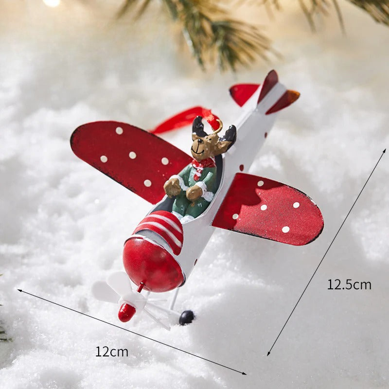 Giftwowo 1PC Christmas Tree Ornaments Creative Elk Snowman Santa Claus Decorations for Home Xmax Tree Decor Gifts