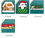 Giftwowo 1PC Cute Christmas Fridge Magnet – Creative DIY Decorative Magnetic Sticker, High-Quality Thick Magnetic Christmas Gift