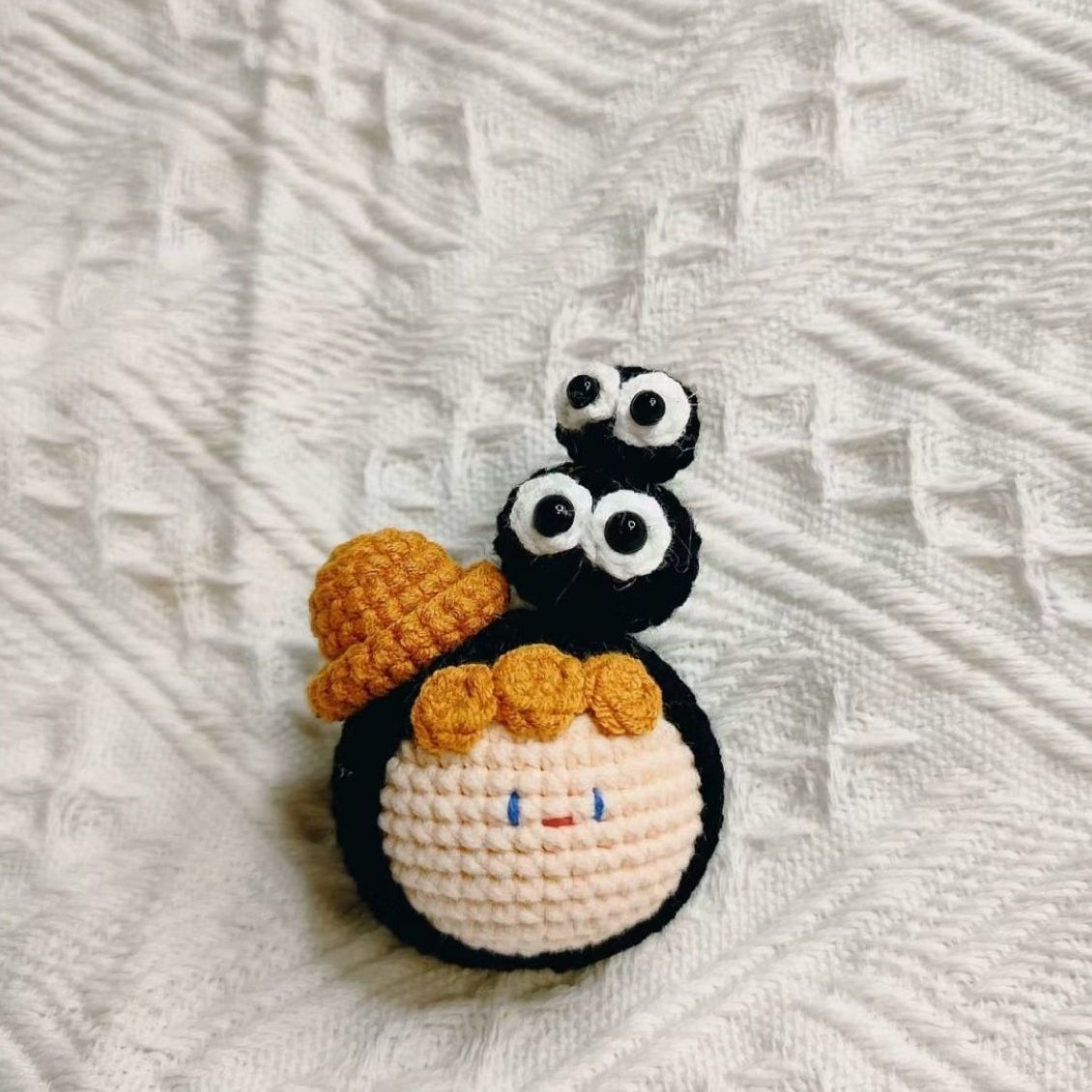 Giftwowo Pom-Pom Yarn Crochet, DIY Handmade Gift for Boyfriend and Girlfriend, Birthday and Qixi Festival, Unique Gift for Girls