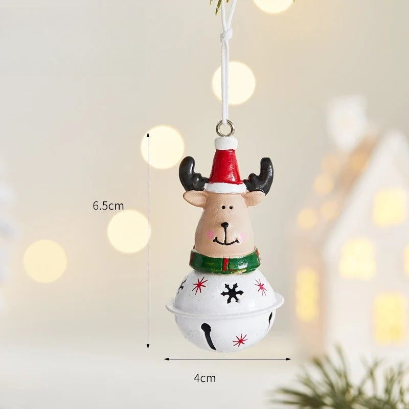 Giftwowo 1PC Christmas Tree Ornaments Creative Elk Snowman Santa Claus Decorations for Home Xmax Tree Decor Gifts