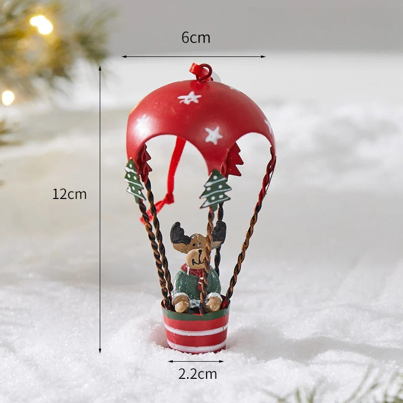 Giftwowo 1PC Christmas Tree Ornaments Creative Elk Snowman Santa Claus Decorations for Home Xmax Tree Decor Gifts