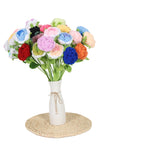 Giftwowo Handmade Yarn Rose Bouquet - Knitted Yarn Flowers for Mother's Day, Handcrafted Flower Bouquet, Crochet Yarn Roses