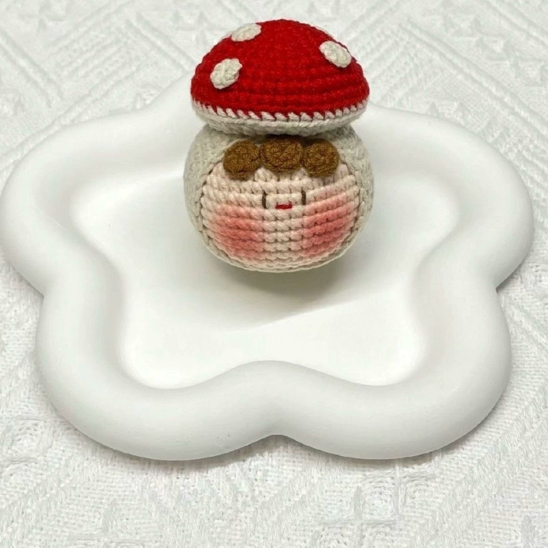 Giftwowo Pom-Pom Yarn Crochet, DIY Handmade Gift for Boyfriend and Girlfriend, Birthday and Qixi Festival, Unique Gift for Girls