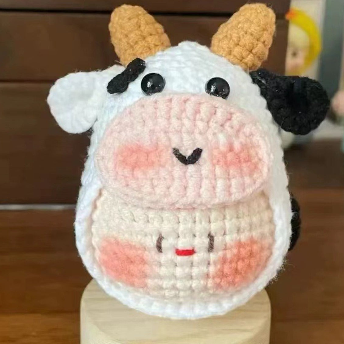 Giftwowo Pom-Pom Yarn Crochet, DIY Handmade Gift for Boyfriend and Girlfriend, Birthday and Qixi Festival, Unique Gift for Girls