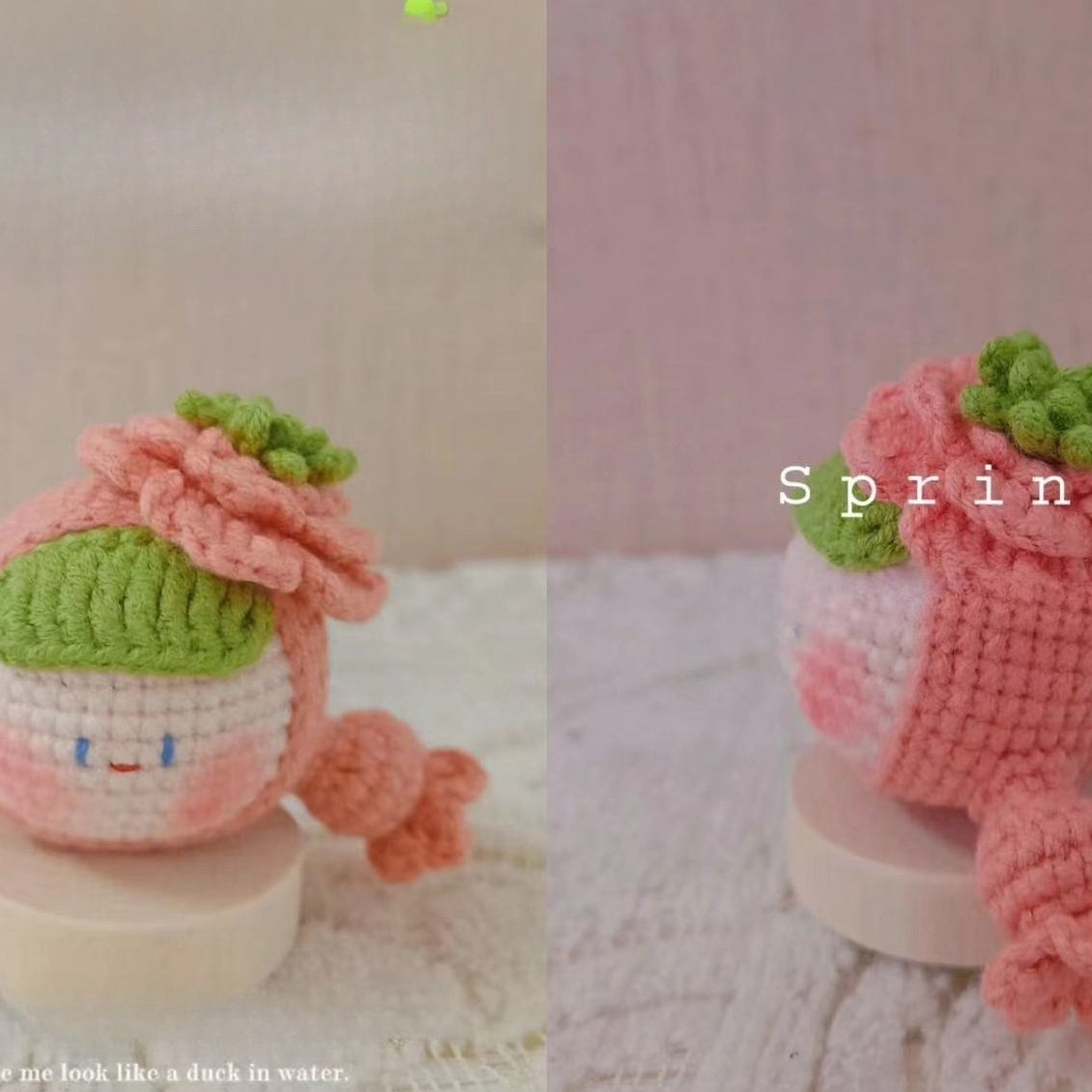 Giftwowo Pom-Pom Yarn Crochet, DIY Handmade Gift for Boyfriend and Girlfriend, Birthday and Qixi Festival, Unique Gift for Girls