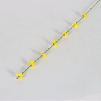 Giftwowo 1PC Handcrafted Yarn Flowers – Ready-to-Display Milium Faux Flowers, Crochet Floral Arrangement for Home Décor, Creative Gift