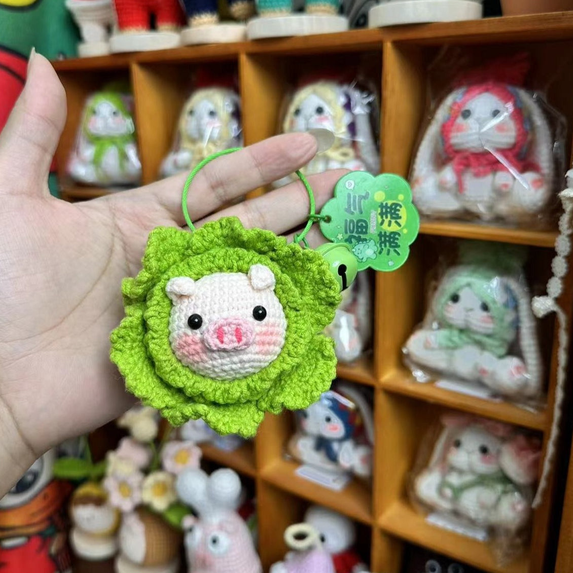 Giftwowo Pom-Pom Yarn Crochet, DIY Handmade Gift for Boyfriend and Girlfriend, Birthday and Qixi Festival, Unique Gift for Girls