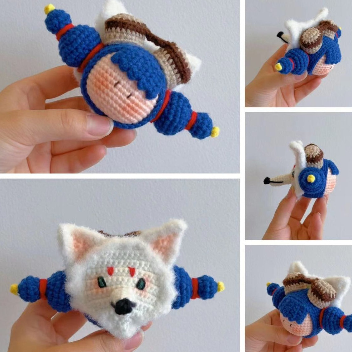 Giftwowo Pom-Pom Yarn Crochet, DIY Handmade Gift for Boyfriend and Girlfriend, Birthday and Qixi Festival, Unique Gift for Girls