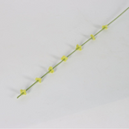 Giftwowo 1PC Handcrafted Yarn Flowers – Ready-to-Display Milium Faux Flowers, Crochet Floral Arrangement for Home Décor, Creative Gift