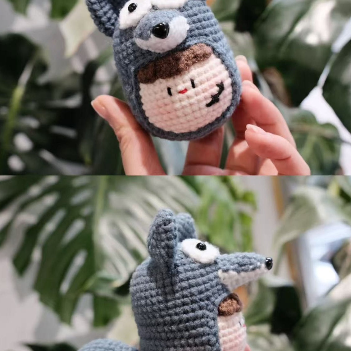 Giftwowo Pom-Pom Yarn Crochet, DIY Handmade Gift for Boyfriend and Girlfriend, Birthday and Qixi Festival, Unique Gift for Girls