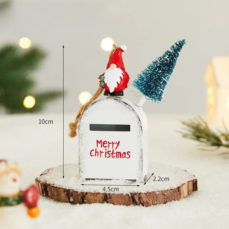 Giftwowo 1PC Christmas Tree Ornaments Creative Elk Snowman Santa Claus Decorations for Home Xmax Tree Decor Gifts