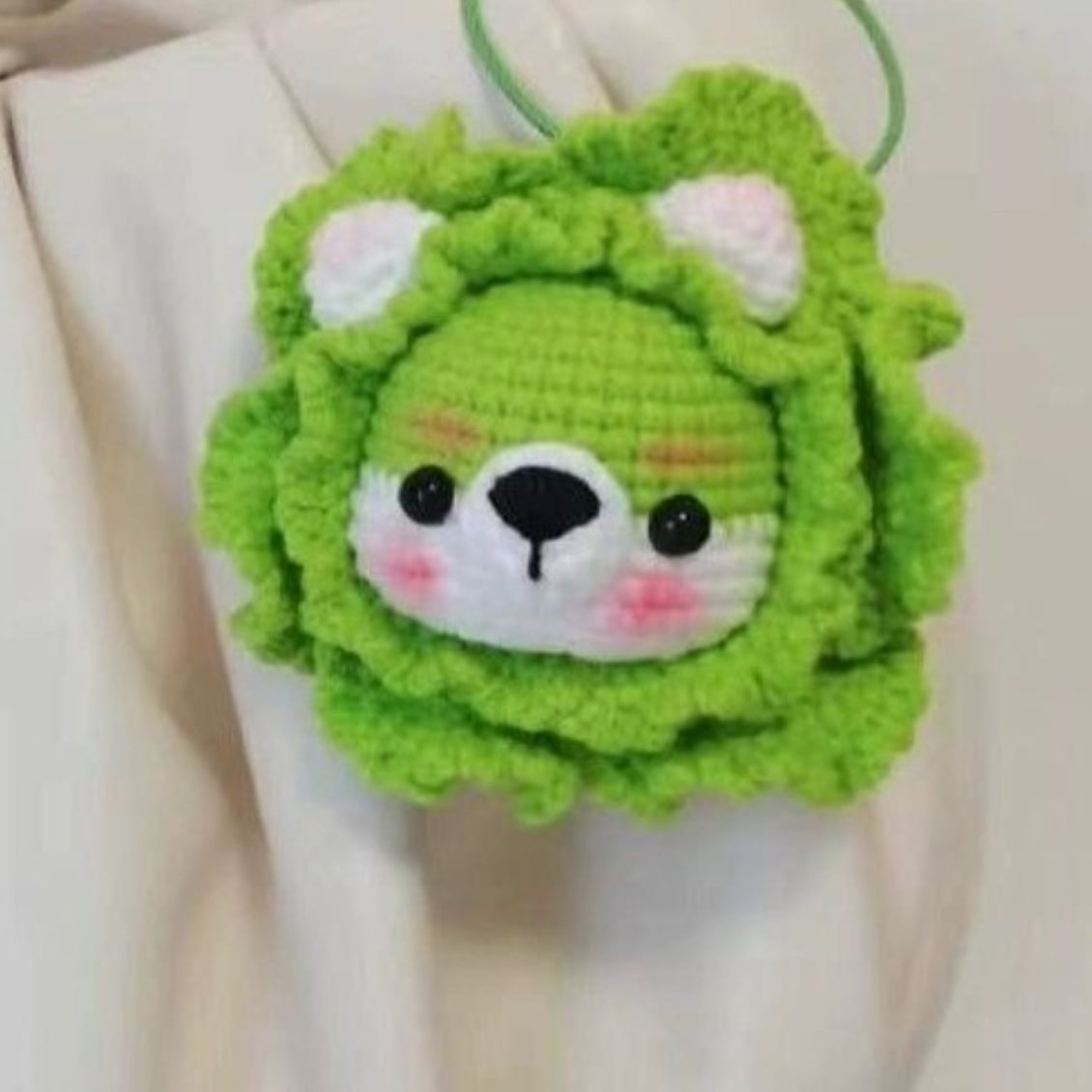 Giftwowo Pom-Pom Yarn Crochet, DIY Handmade Gift for Boyfriend and Girlfriend, Birthday and Qixi Festival, Unique Gift for Girls