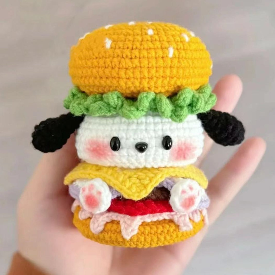 Giftwowo Pom-Pom Yarn Crochet, DIY Handmade Gift for Boyfriend and Girlfriend, Birthday and Qixi Festival, Unique Gift for Girls