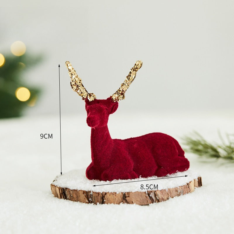 Giftwowo 1PC Wine Red Velvet Christmas Tree Pendant Xmas Tree Holiday Decor Garland Bow Pendant Christmas Festival Gift