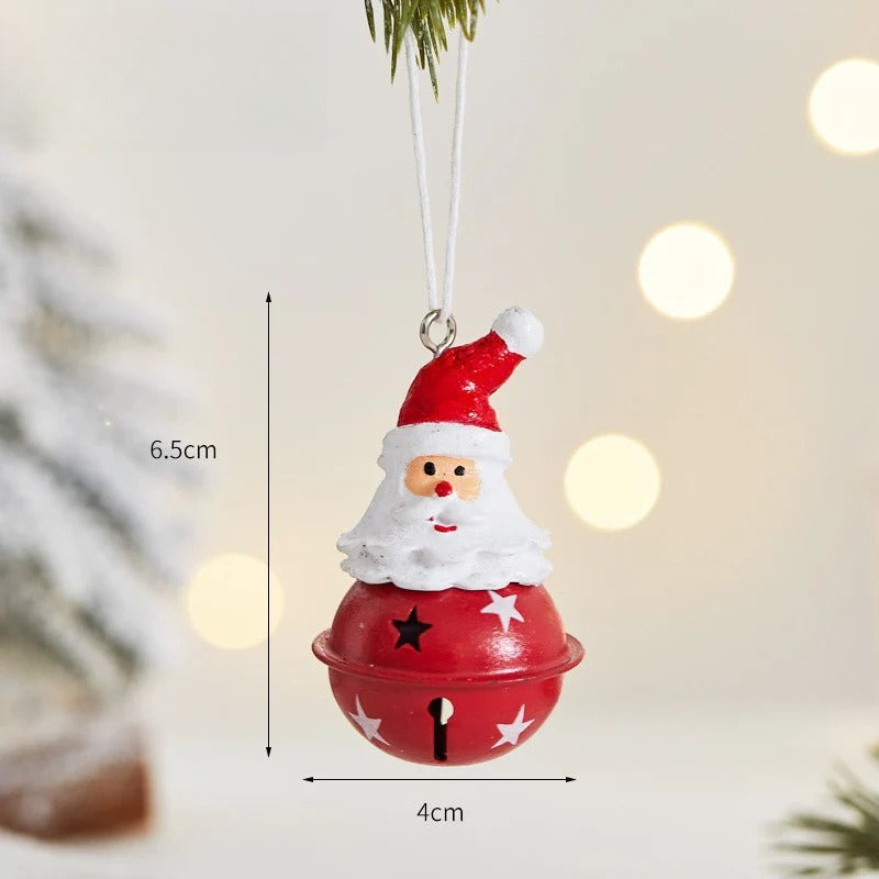 Giftwowo 1PC Christmas Tree Ornaments Creative Elk Snowman Santa Claus Decorations for Home Xmax Tree Decor Gifts