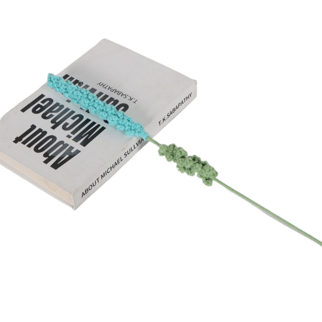 Giftwowo Handmade Lavender Yarn Flower Bouquet - Faux Lavender Flowers for Valentine's Day Gift & Home Decor