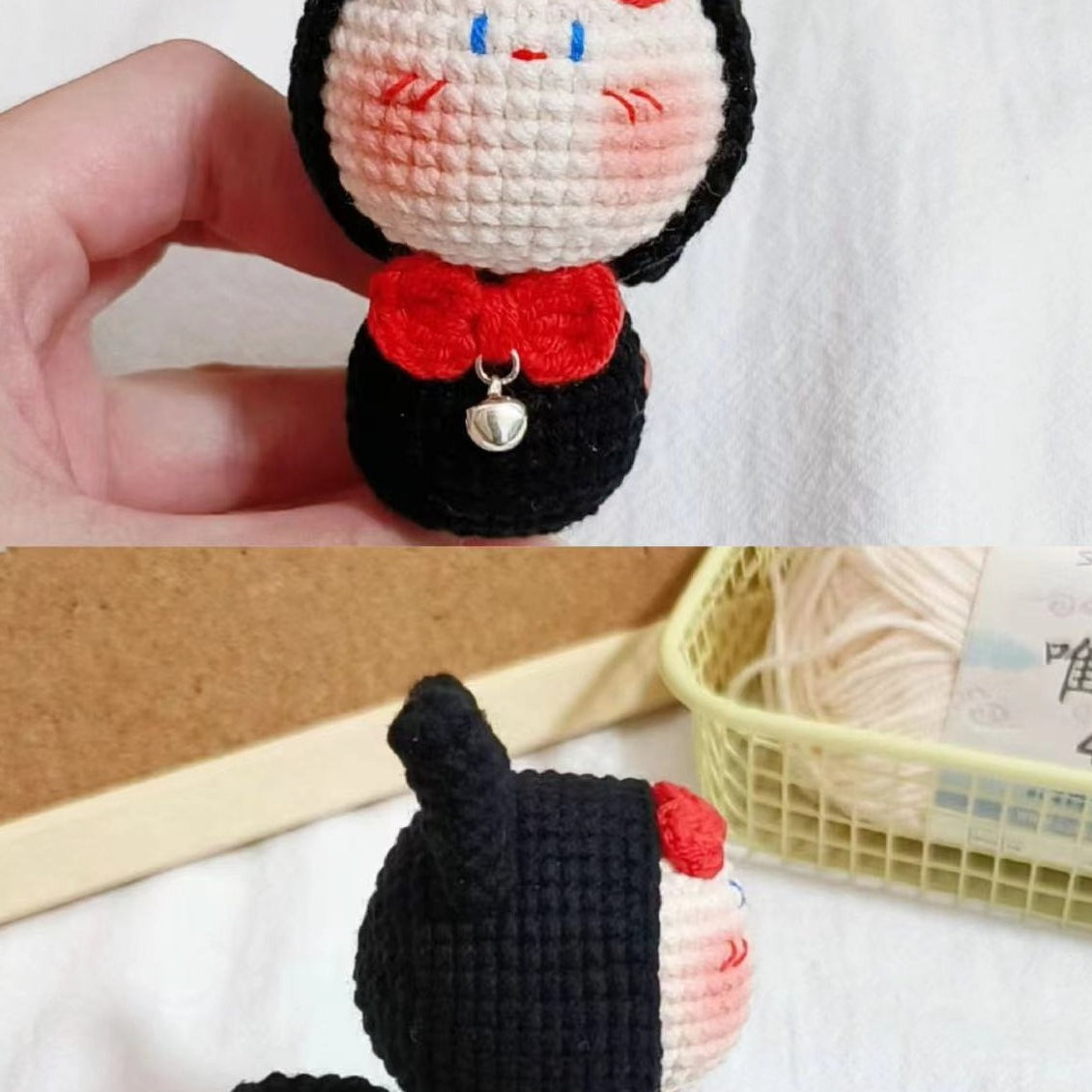 Giftwowo Pom-Pom Yarn Crochet, DIY Handmade Gift for Boyfriend and Girlfriend, Birthday and Qixi Festival, Unique Gift for Girls