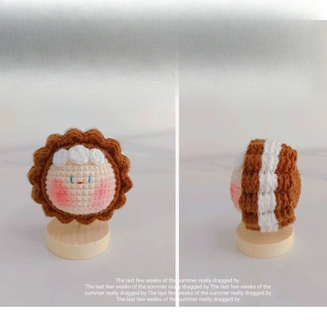 Giftwowo Pom-Pom Yarn Crochet, DIY Handmade Gift for Boyfriend and Girlfriend, Birthday and Qixi Festival, Unique Gift for Girls