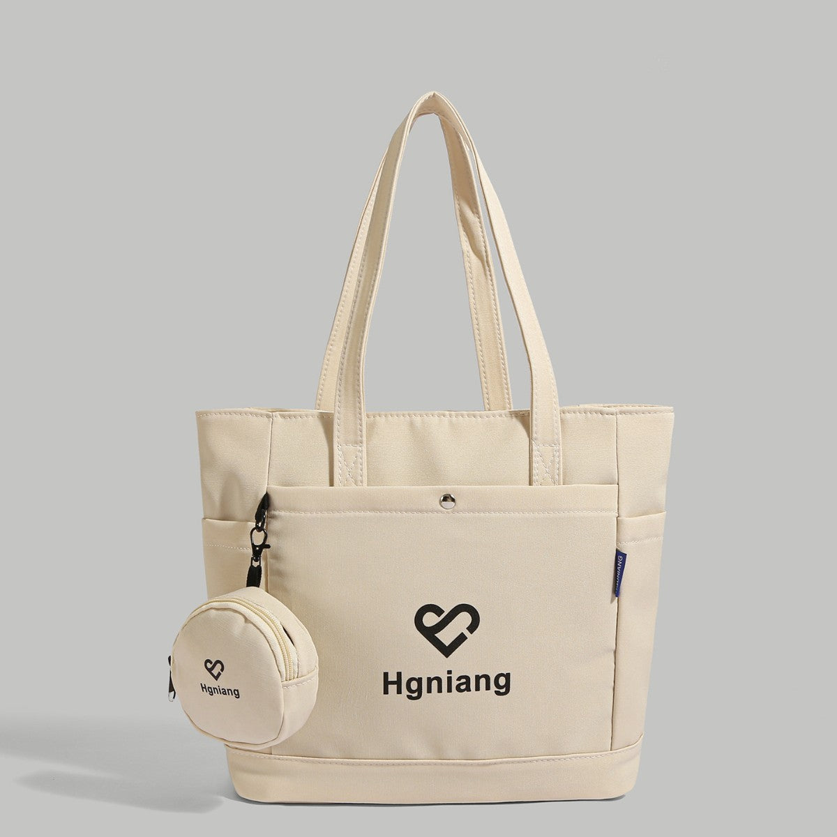 Giftwowo 1PC Canvas Bag for Women – Large Capacity Tote, Work & Commuting Shoulder Bag, Student Class Handbag