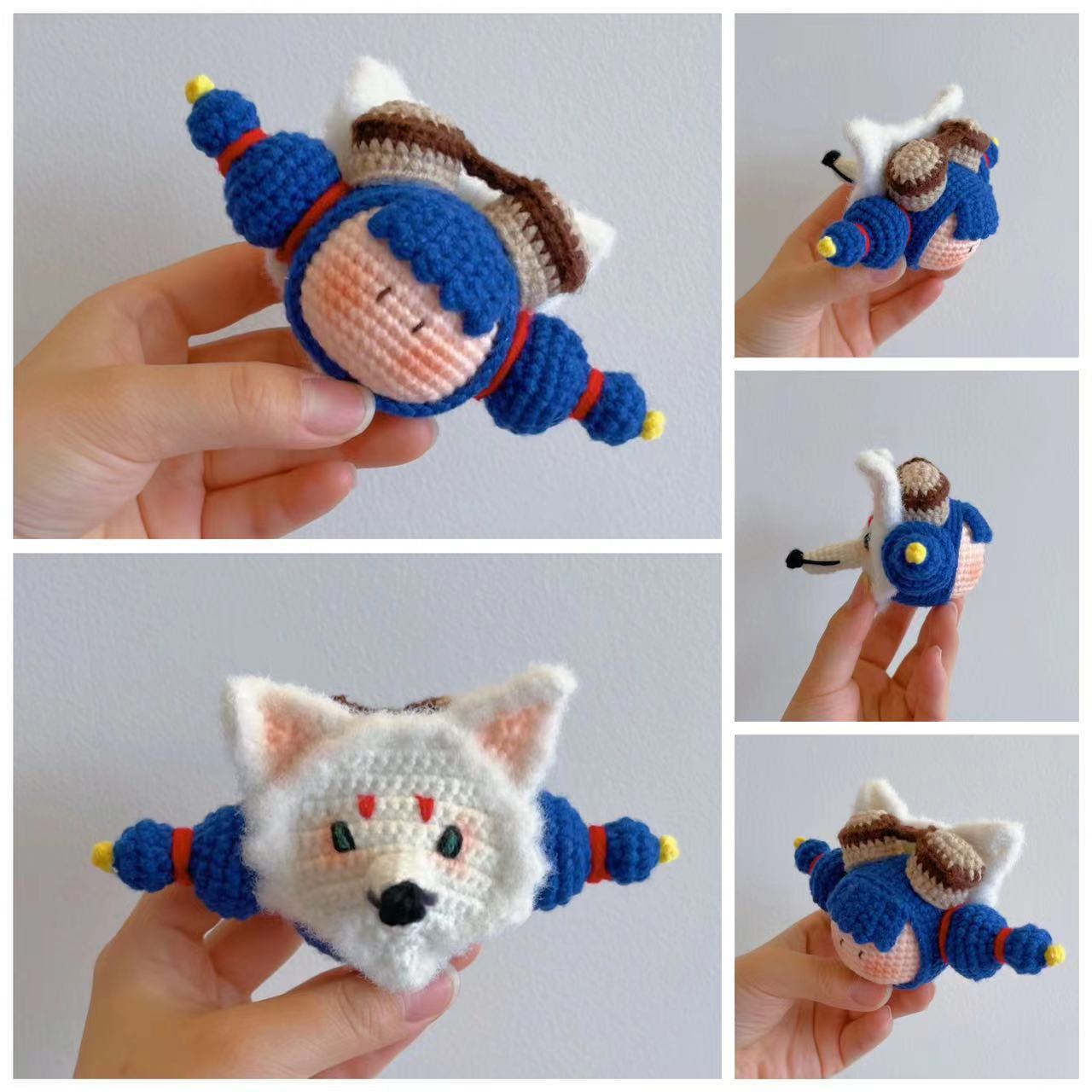 Giftwowo Pom-Pom Yarn Crochet, DIY Handmade Gift for Boyfriend and Girlfriend, Birthday and Qixi Festival, Unique Gift for Girls