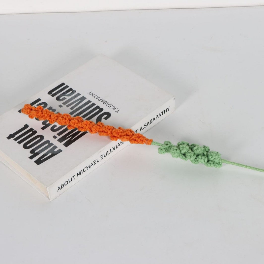 Giftwowo Handmade Lavender Yarn Flower Bouquet - Faux Lavender Flowers for Valentine's Day Gift & Home Decor