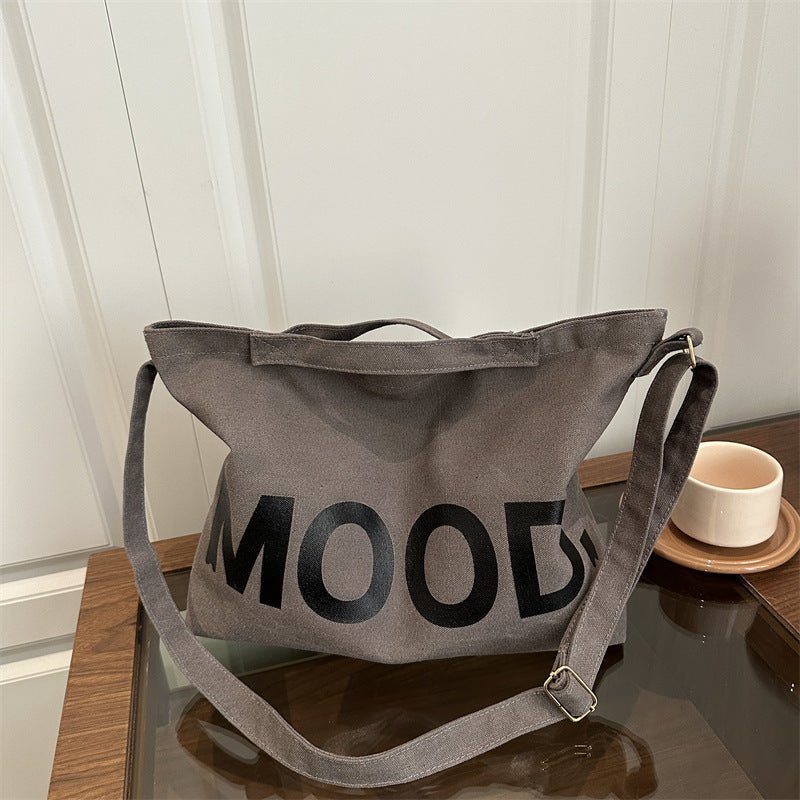 Giftwowo New Men’s Crossbody Bag, Large Capacity Canvas Bag, Stylish Korean Backpack for Women & Students