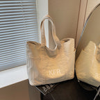 Giftwowo 1PC Women's Canvas Bag 2025 New Arrival – Casual & Lightweight Tote, Large Capacity Shoulder Bag for Class & Commuting