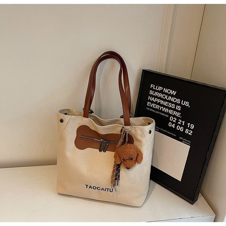 Giftwowo Fashion Eco-friendly Backpack, Shopping Tote, and Versatile Canvas Bag for Women, Large Capacity, Stylish & Practical for School, Commuting, and Daily Use