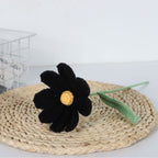 Giftwowo 1PC Handcrafted Cosmos Flower Bouquet – Yarn-Woven Flower Arrangement, Creative Gift & Home Décor, Ready-to-Display Yarn Cosmos