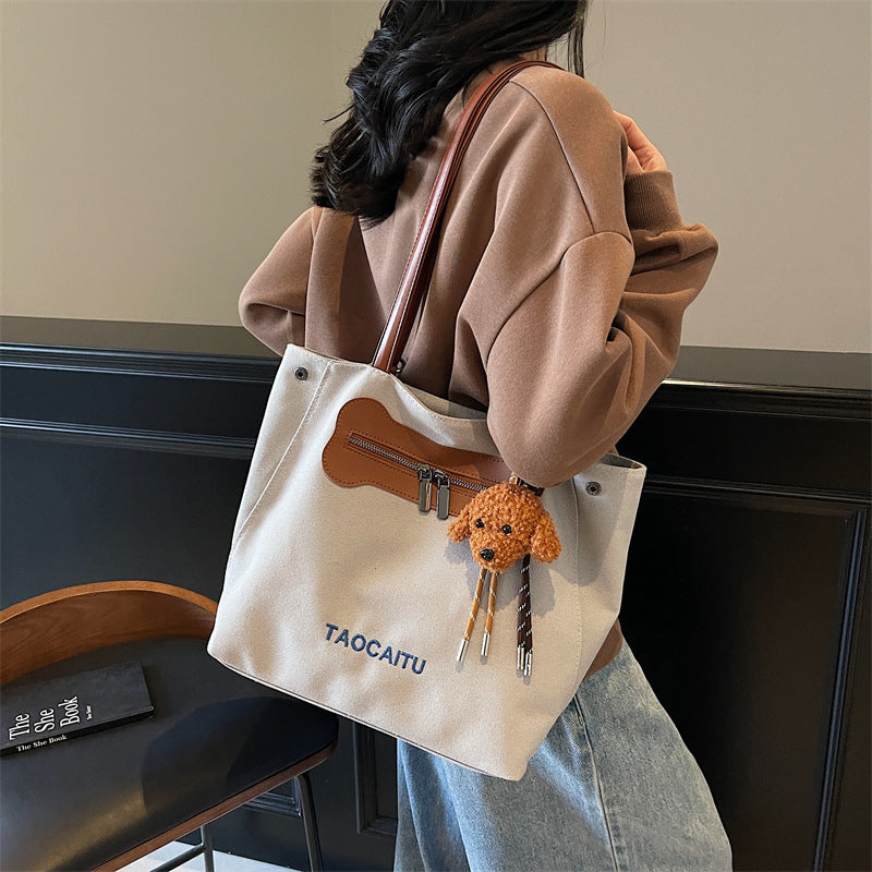 Giftwowo Fashion Eco-friendly Backpack, Shopping Tote, and Versatile Canvas Bag for Women, Large Capacity, Stylish & Practical for School, Commuting, and Daily Use