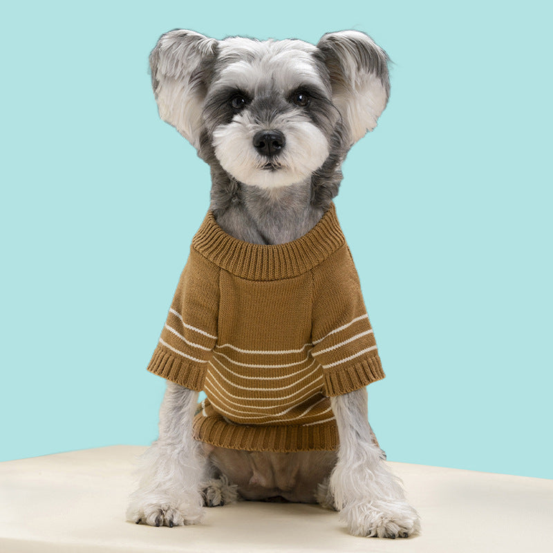 Giftwowo Pet Sweater Autumn Winter Style, Cat and Dog Clothes, Knitted Yarn Sweater for Cats and Dogs