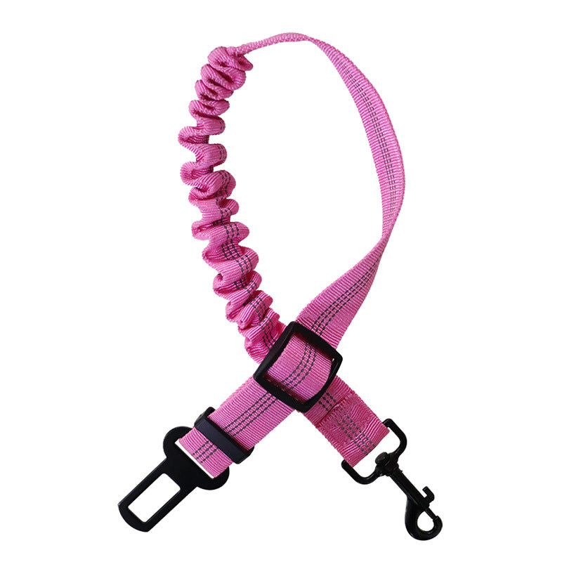 Giftwowo Pet Dog Car Seatbelt, Double-Sided Reflective Safety Leash, Explosion-Proof Car Strap for Medium & Large Dogs