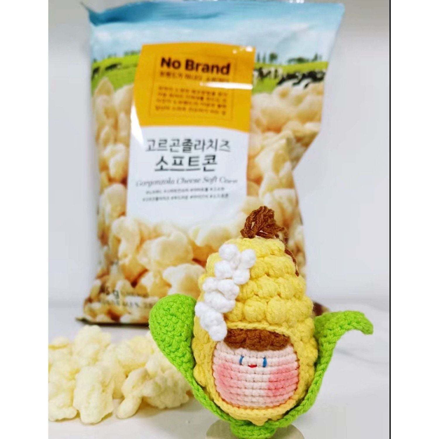 Giftwowo Pom-Pom Yarn Crochet, DIY Handmade Gift for Boyfriend and Girlfriend, Birthday and Qixi Festival, Unique Gift for Girls