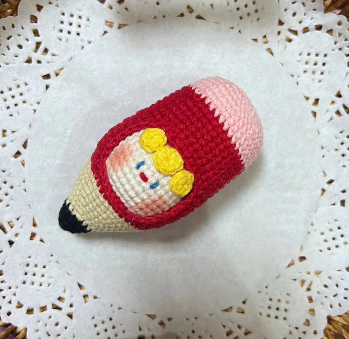 Giftwowo Pom-Pom Yarn Crochet, DIY Handmade Gift for Boyfriend and Girlfriend, Birthday and Qixi Festival, Unique Gift for Girls