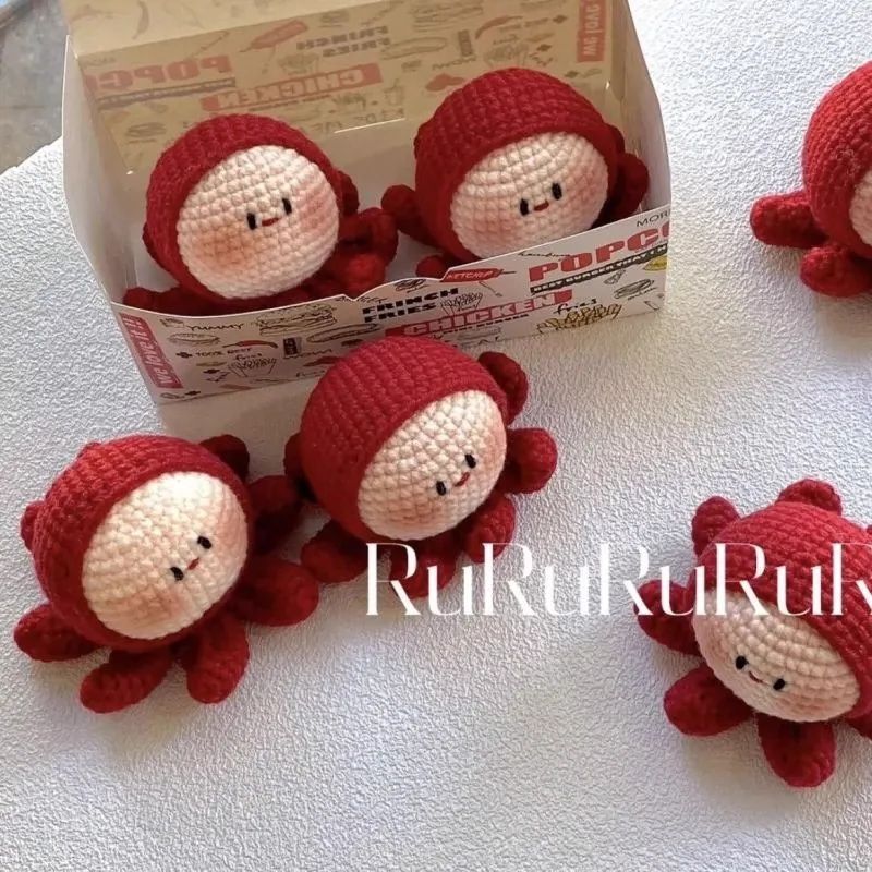 Giftwowo Handmade Yarn Crochet Pom-Pom Keychain, Bag Pendant, Creative Gift Series, Unique Handmade Accessories