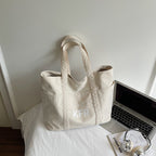 Giftwowo 1PC Women's Canvas Bag 2025 New Arrival – Casual & Lightweight Tote, Large Capacity Shoulder Bag for Class & Commuting