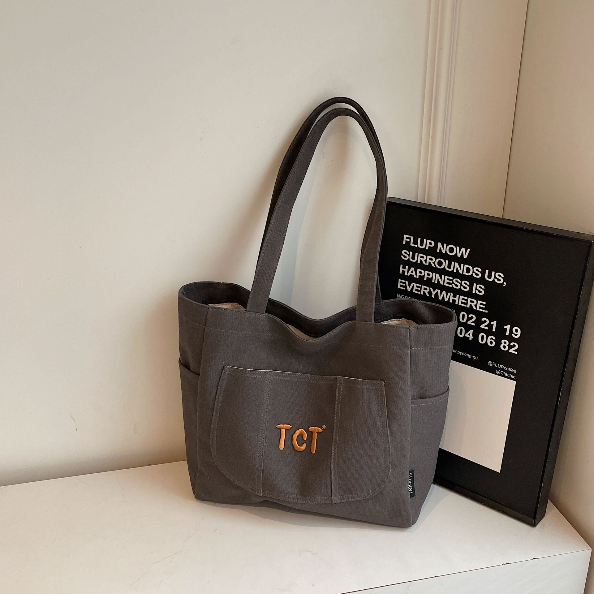 Giftwowo 1PC Lightweight & Stylish Women's Tote, Niche Design Crossbody Bag, Solid Color Shoulder Bag for Outdoor Travel