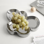 Giftwowo Exquisite Ceramic Tray Light Luxury Creative High-end Atmospheric Fruit Tray Household Gift-giving Living Room Fruit Snacks