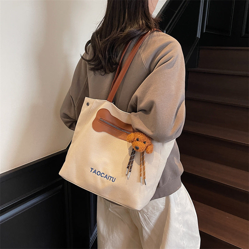 Giftwowo Fashion Eco-friendly Backpack, Shopping Tote, and Versatile Canvas Bag for Women, Large Capacity, Stylish & Practical for School, Commuting, and Daily Use