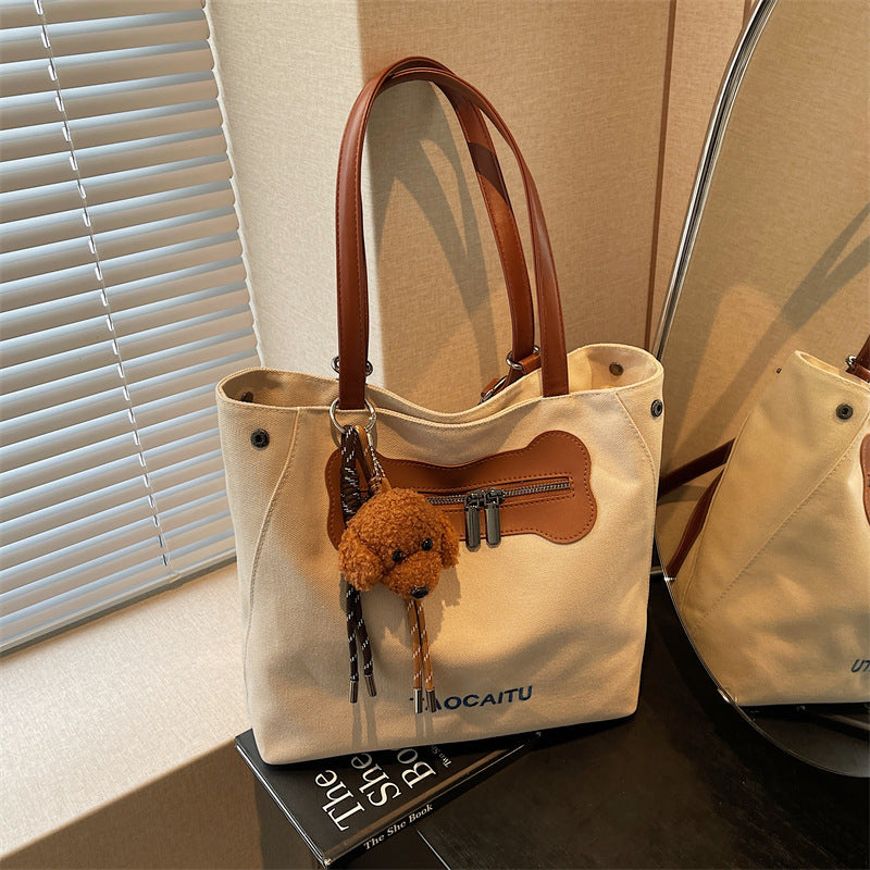 Giftwowo Fashion Eco-friendly Backpack, Shopping Tote, and Versatile Canvas Bag for Women, Large Capacity, Stylish & Practical for School, Commuting, and Daily Use