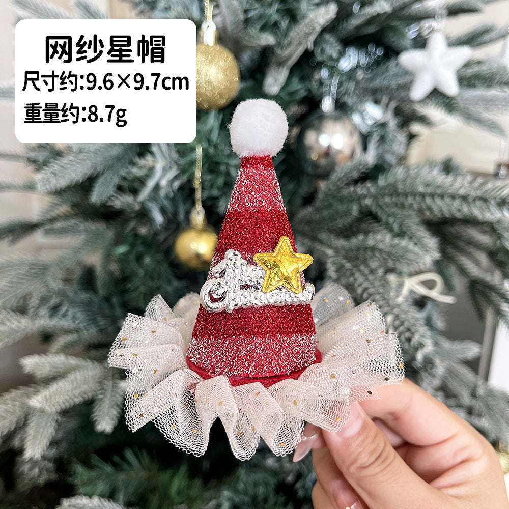 Giftwowo 1PC Cute Christmas Reindeer Antler Hair Clip – Cartoon Faux Deer Antlers for Kids, Magical and Sweet Christmas Headpiece