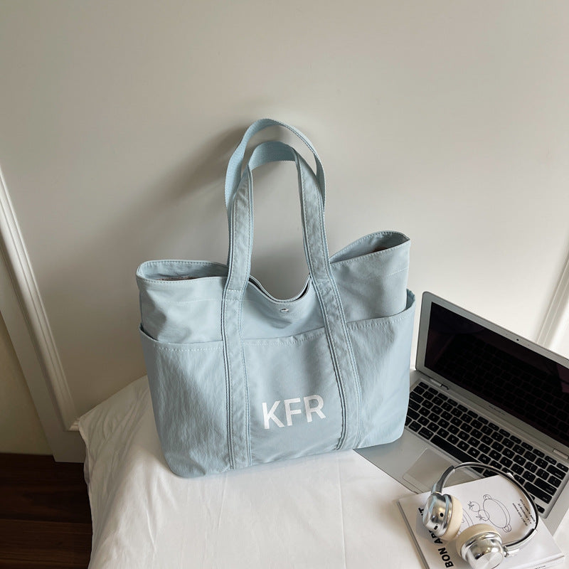 Giftwowo 1PC Women's Canvas Bag 2025 New Arrival – Casual & Lightweight Tote, Large Capacity Shoulder Bag for Class & Commuting