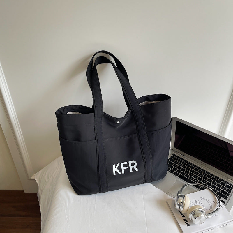 Giftwowo 1PC Women's Canvas Bag 2025 New Arrival – Casual & Lightweight Tote, Large Capacity Shoulder Bag for Class & Commuting