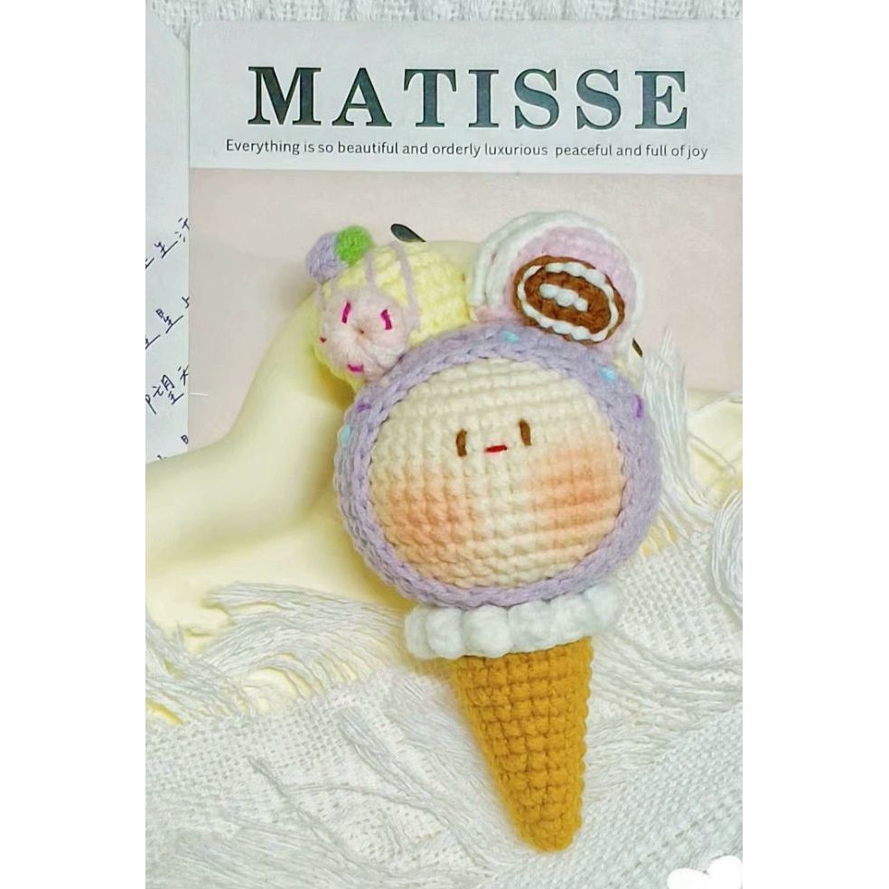 Giftwowo Pom-Pom Yarn Crochet, DIY Handmade Gift for Boyfriend and Girlfriend, Birthday and Qixi Festival, Unique Gift for Girls